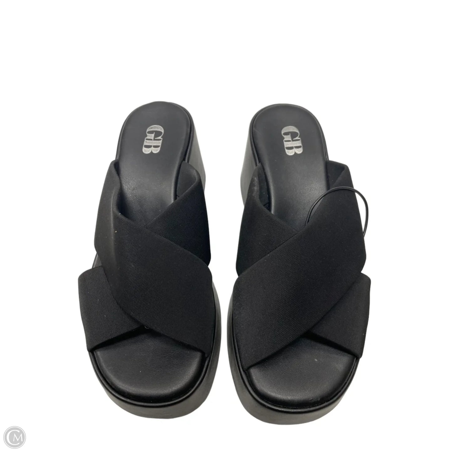 Sandals Heels Platform By Gianni Bini In Black, Size: 6
