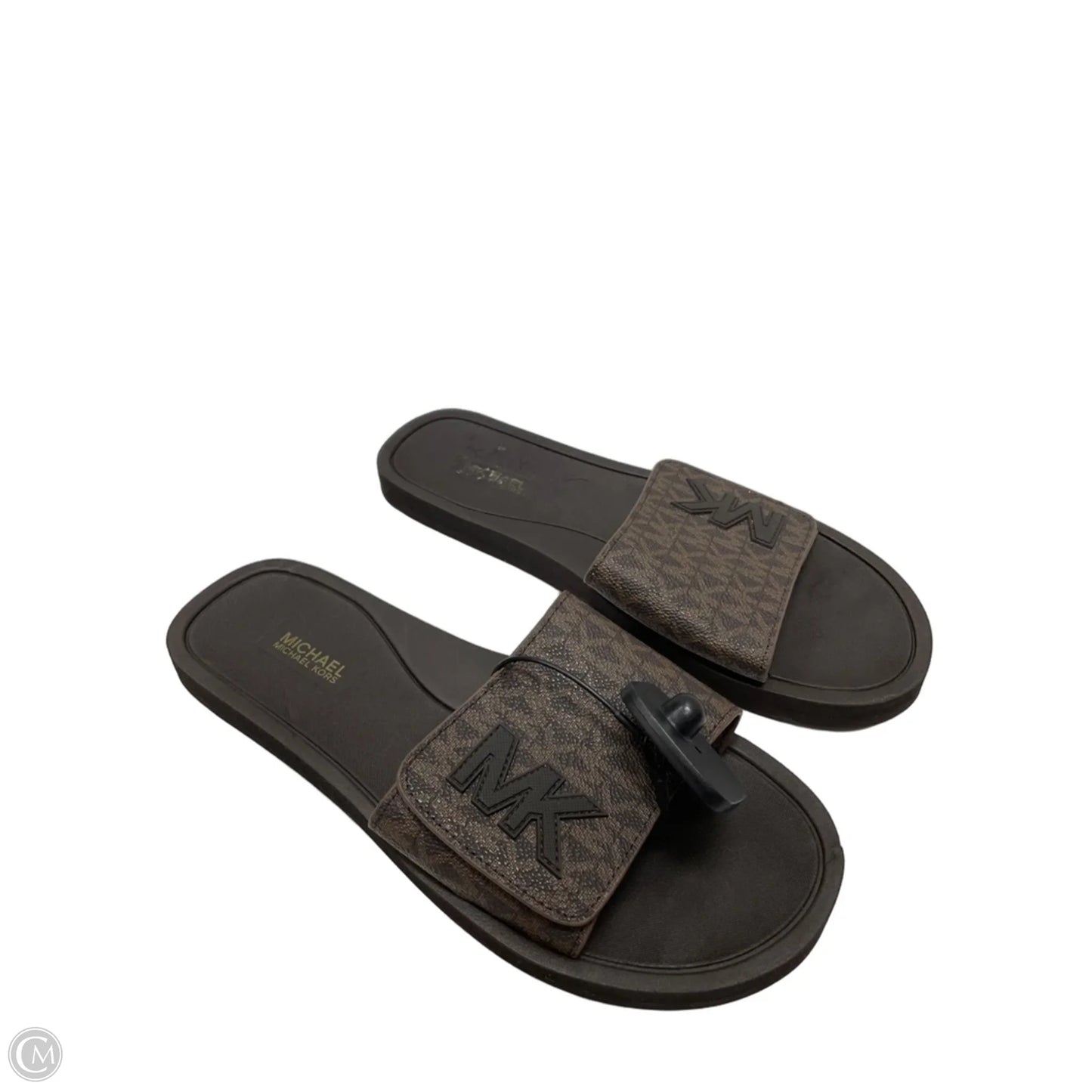 Sandals Designer By Michael Kors In Brown, Size: 9