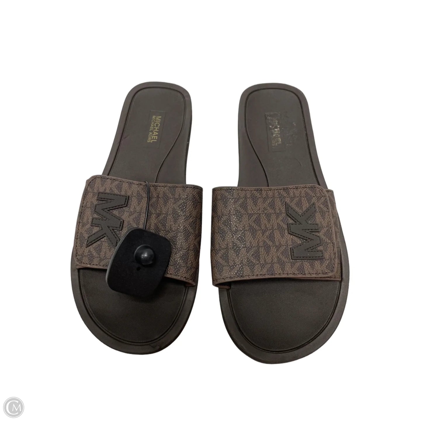Sandals Designer By Michael Kors In Brown, Size: 9