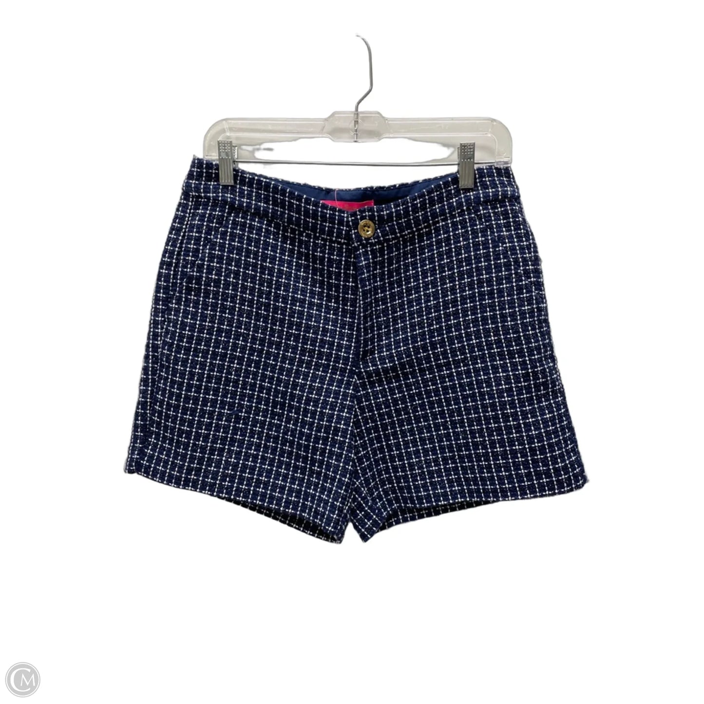 Shortalls Designer By Lilly Pulitzer In Plaid Pattern, Size: 4