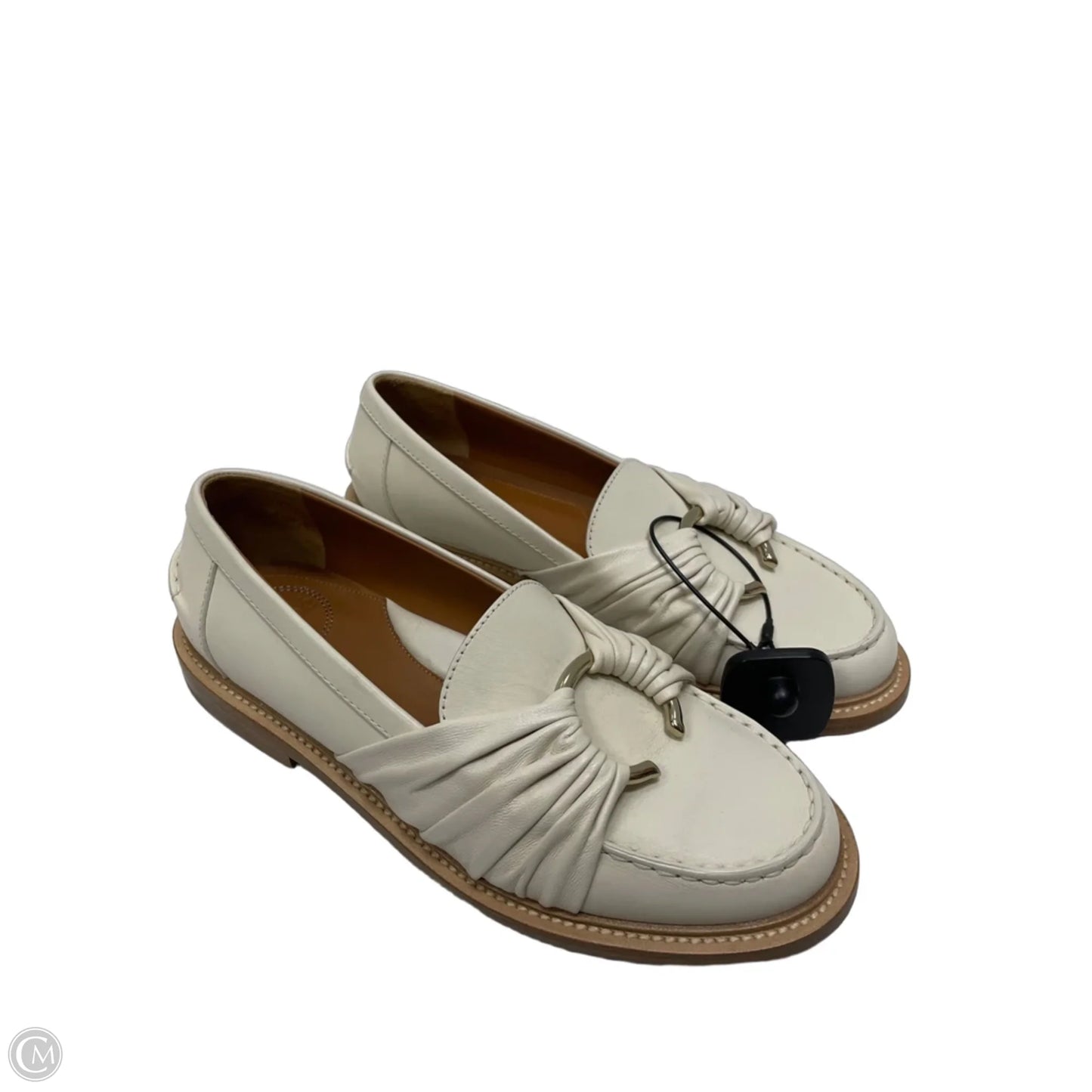 Shoes Luxury Designer By Chloe In Cream, Size: 7.5