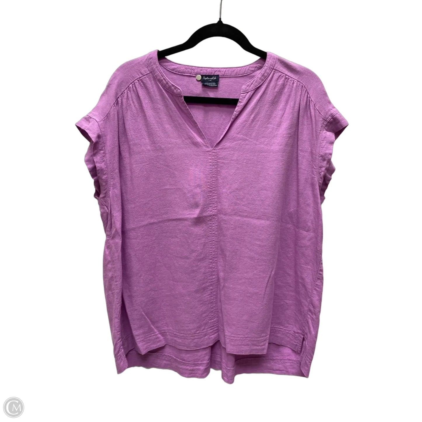 Top Short Sleeve By Splendid In Purple, Size: L