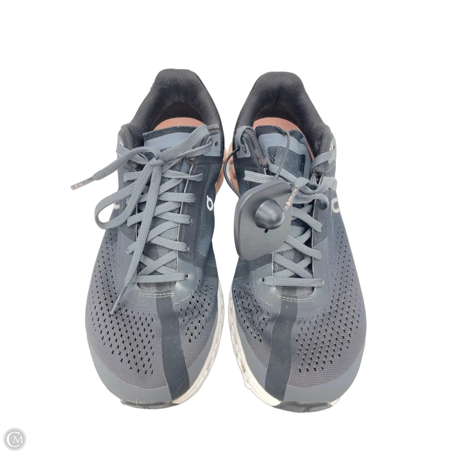 Shoes Athletic By On In Black & Grey, Size: 6.5