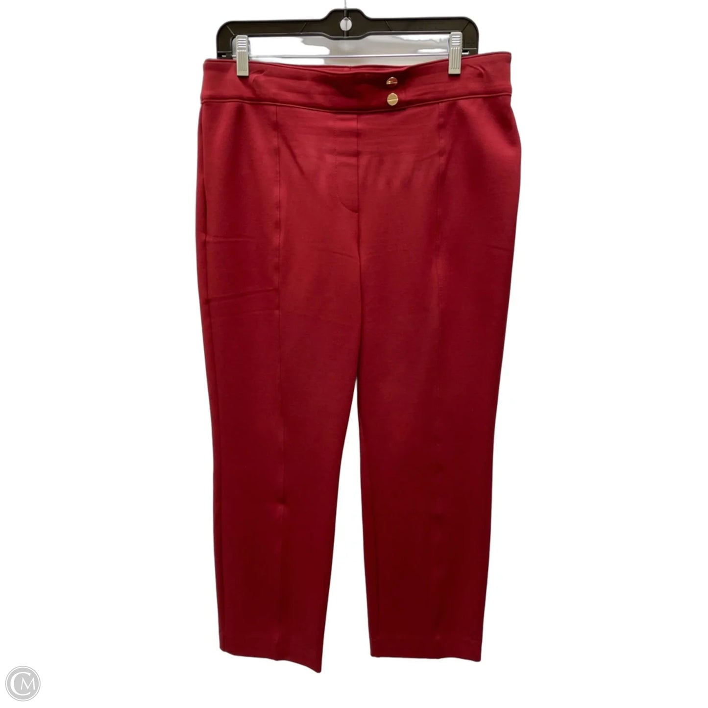 Pants Cropped By Spanx In Red, Size: 16