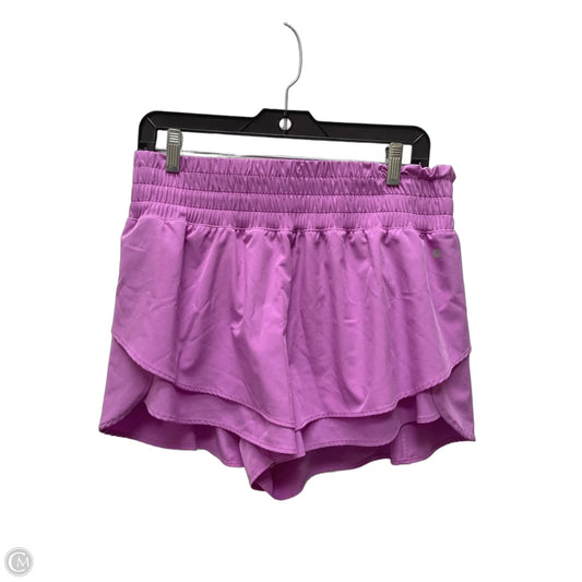 Athletic Shorts By Apana In Purple, Size: L