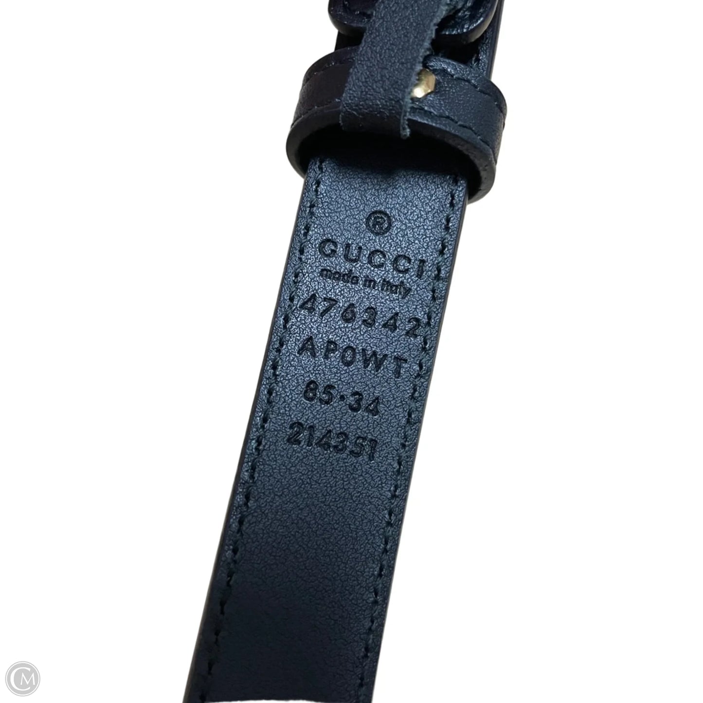 Belt Luxury Designer By Gucci, Size: