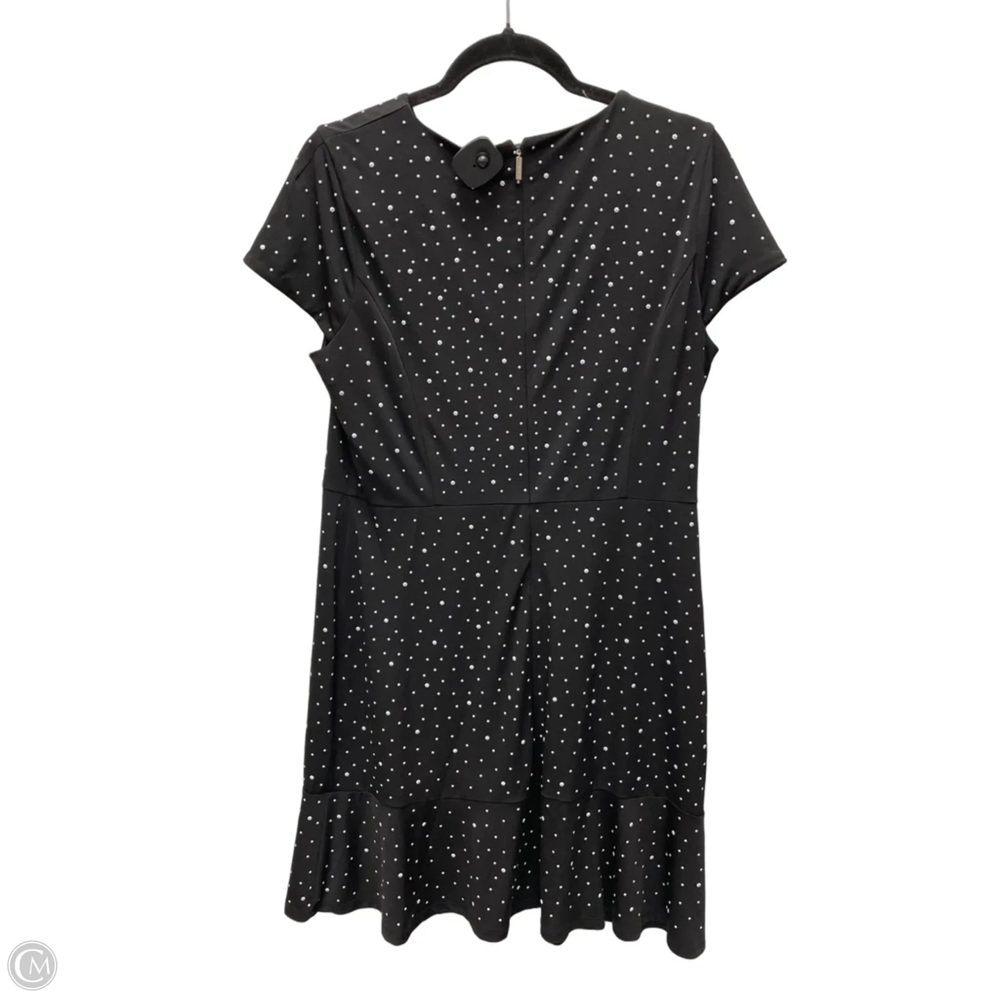 Dress Designer By Michael Kors In Black & White, Size: L