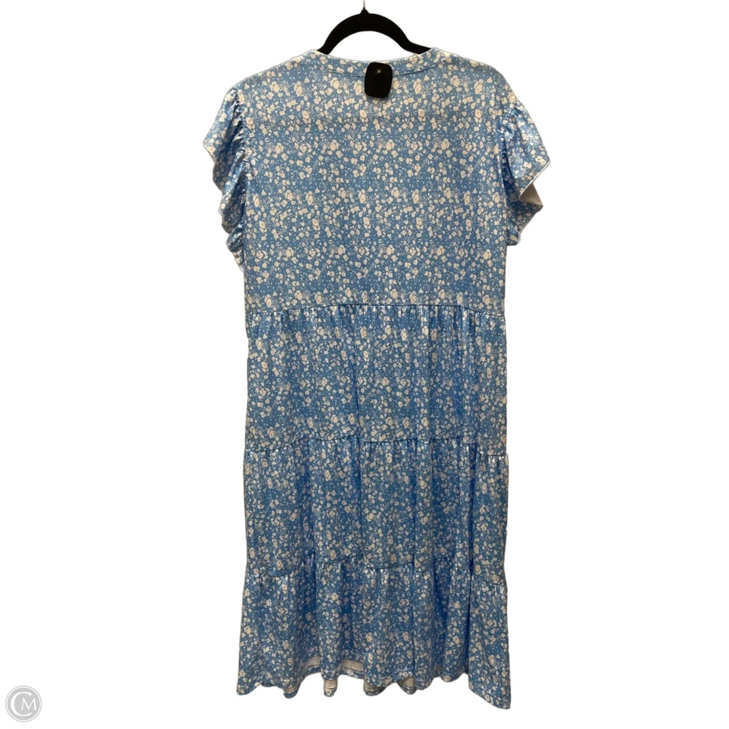 Dress Casual Short By Clothes Mentor In Floral Print, Size: 2x