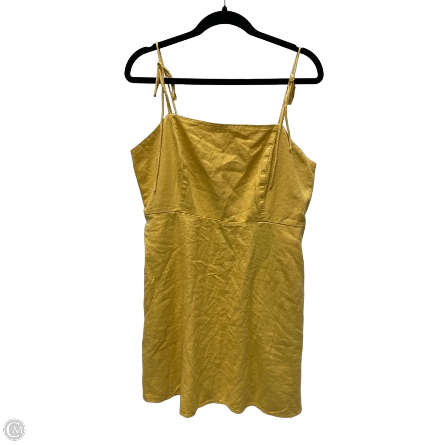 Dress Casual Short By Old Navy In Yellow, Size: Xl