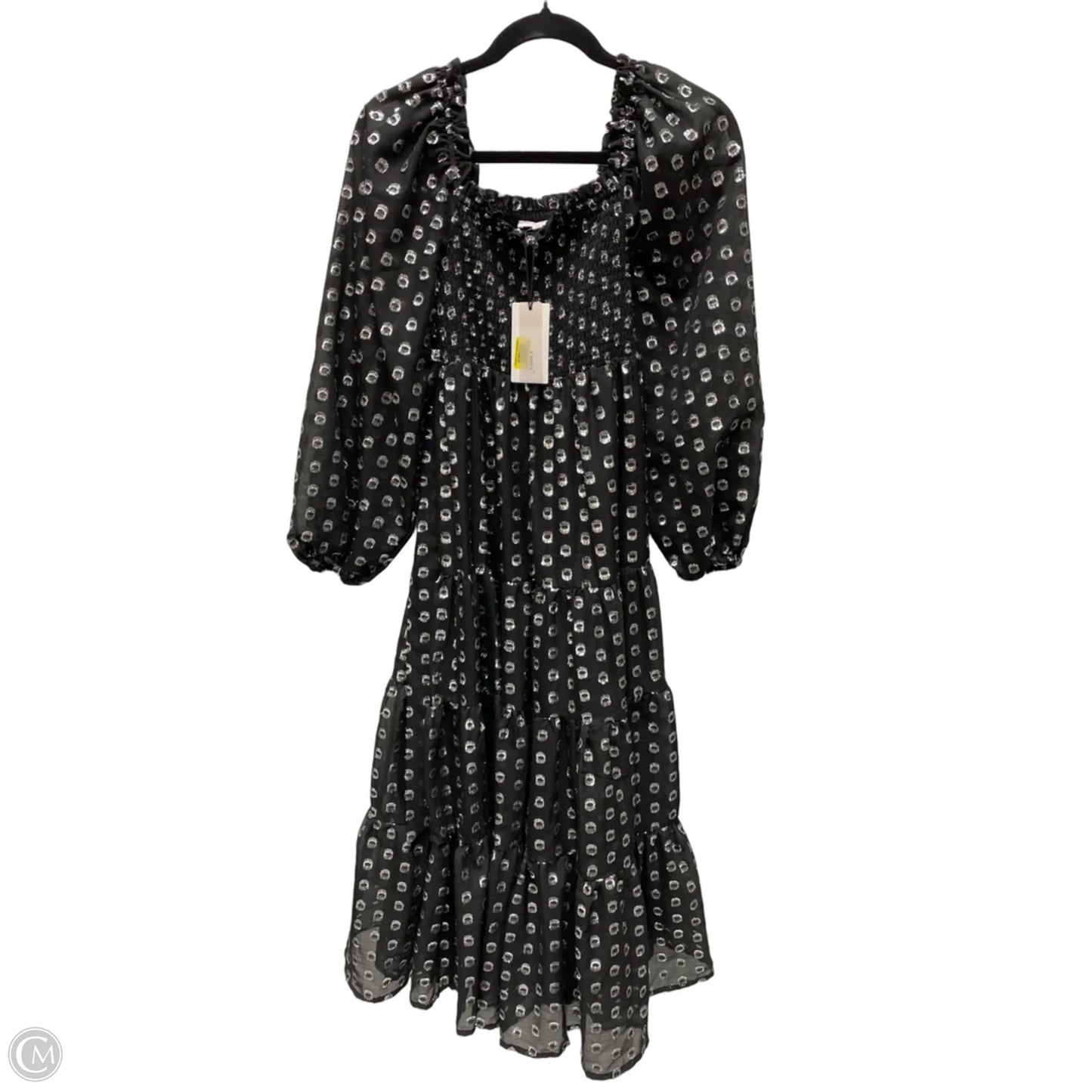 Dress Party Midi By A Loves A In Black & Silver, Size: Xs