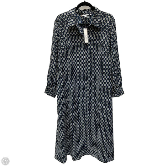 Dress Casual Midi By Chicos In Navy, Size: Xl