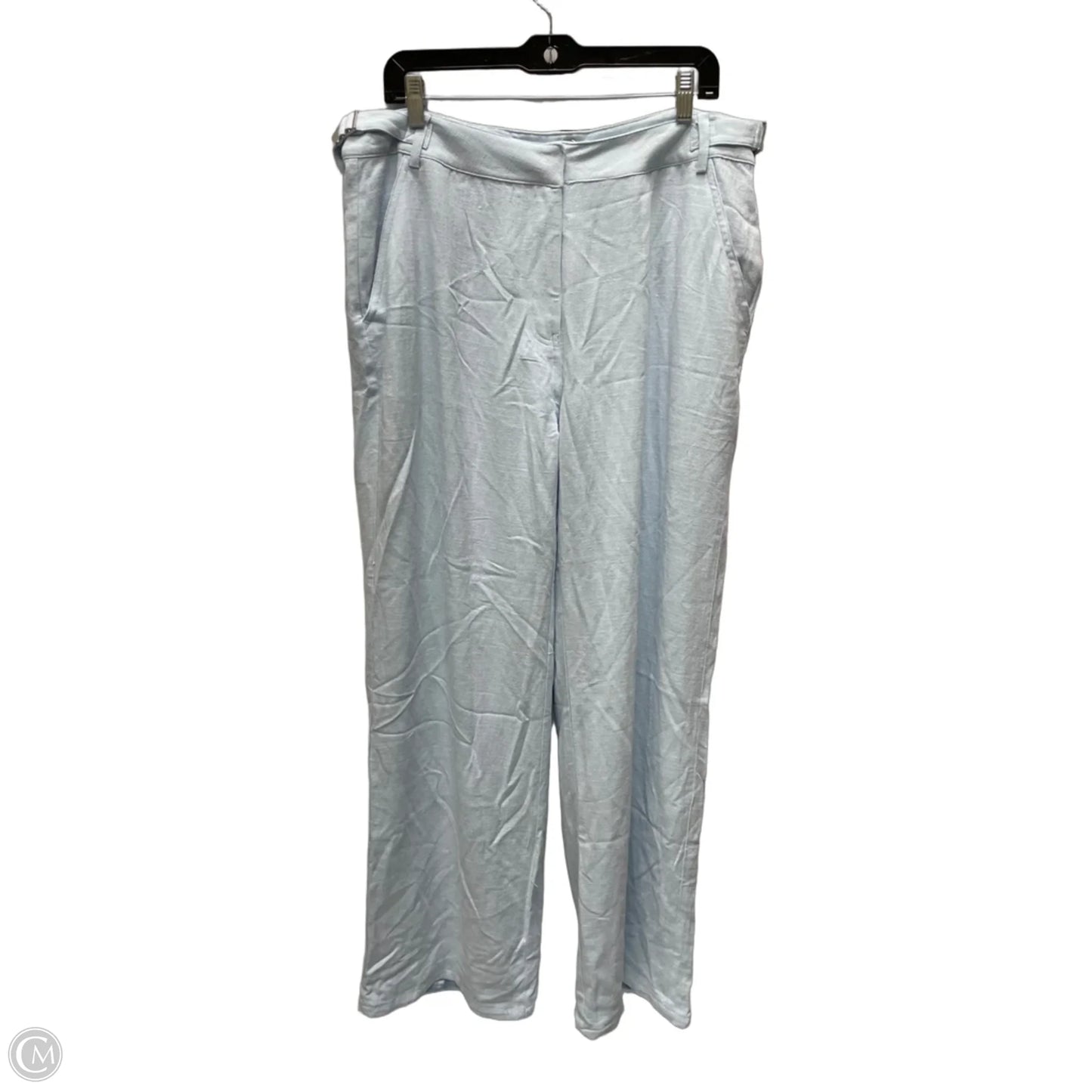 Pants Wide Leg By Nakedwardrobe In Blue, Size: 12