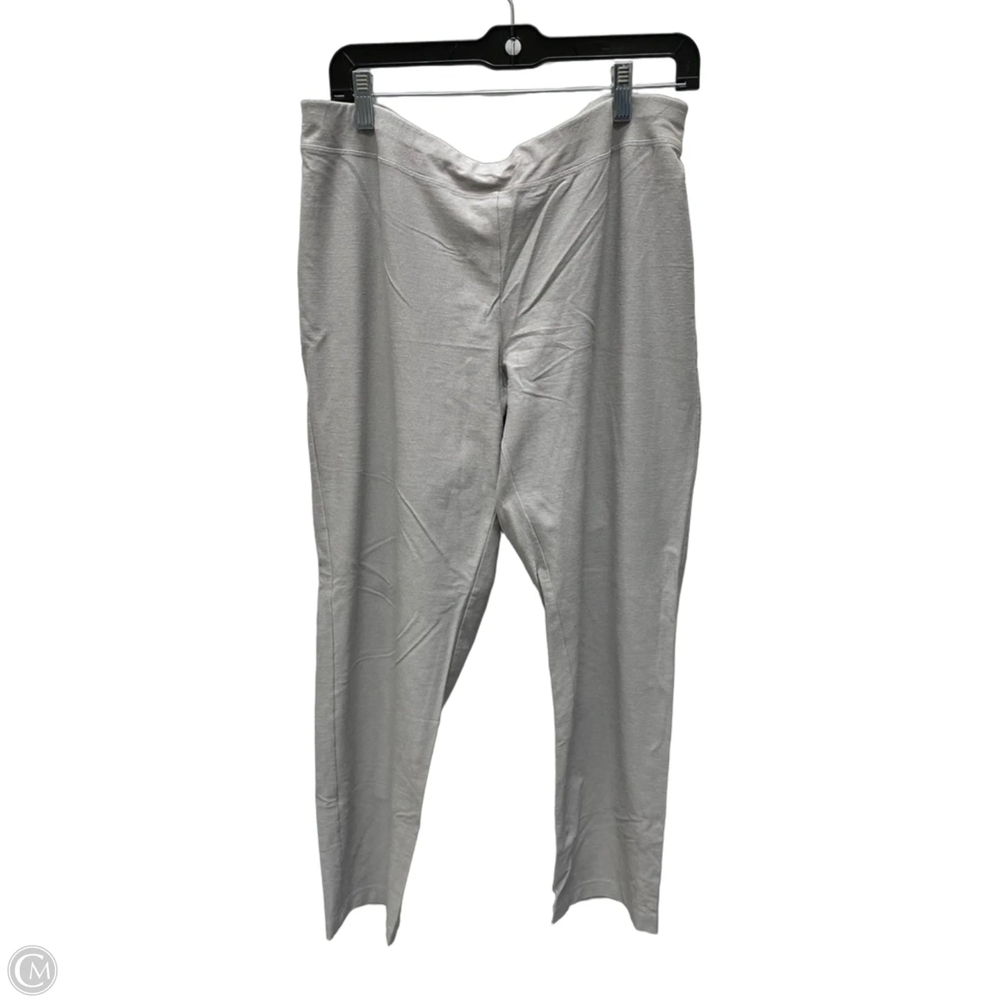 Pants Cropped By Eileen Fisher In Grey, Size: 12