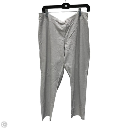 Pants Cropped By Eileen Fisher In Grey, Size: 12