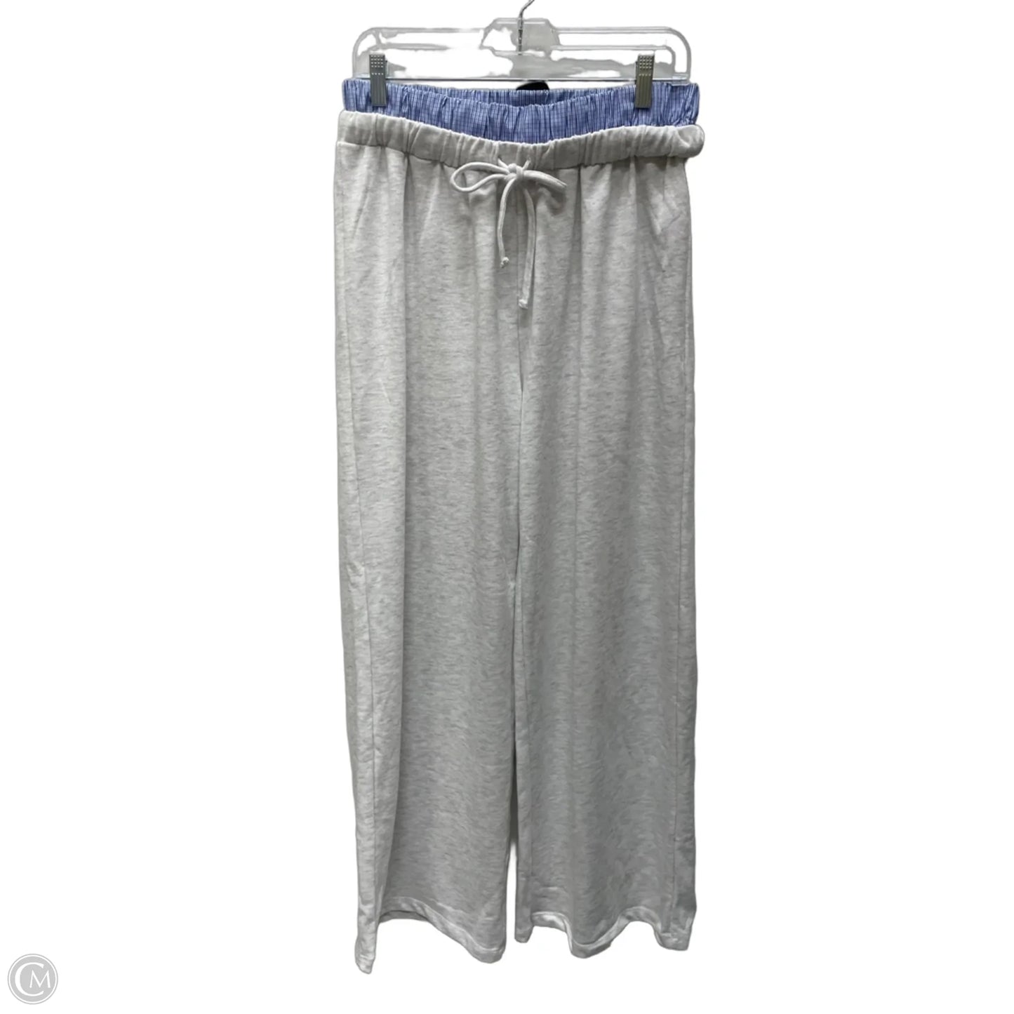 Pants Set 2pc By Active Usa In Blue & Grey, Size: L