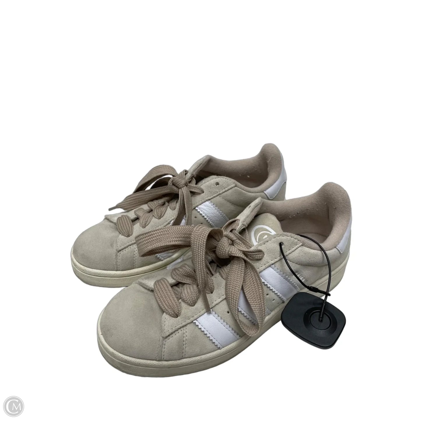 Shoes Sneakers By Adidas In Tan & White, Size: 8