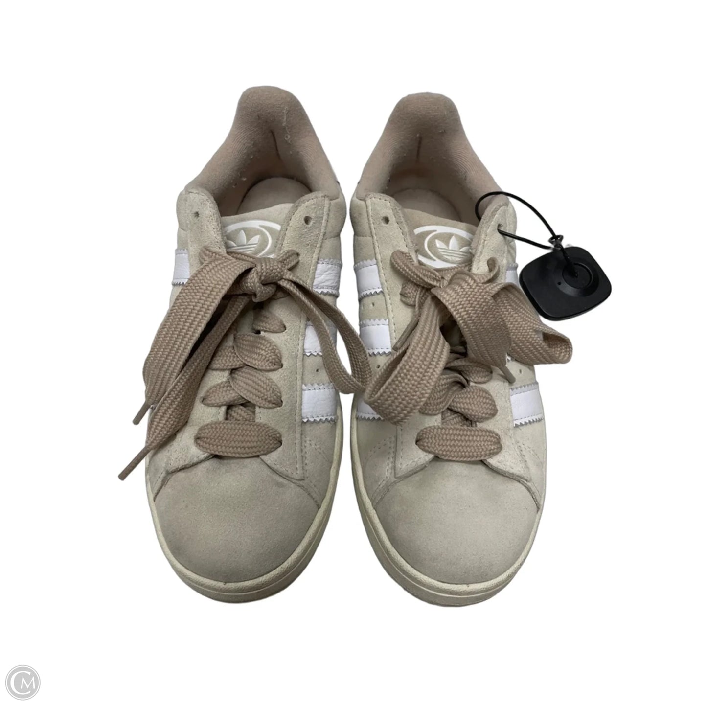 Shoes Sneakers By Adidas In Tan & White, Size: 8