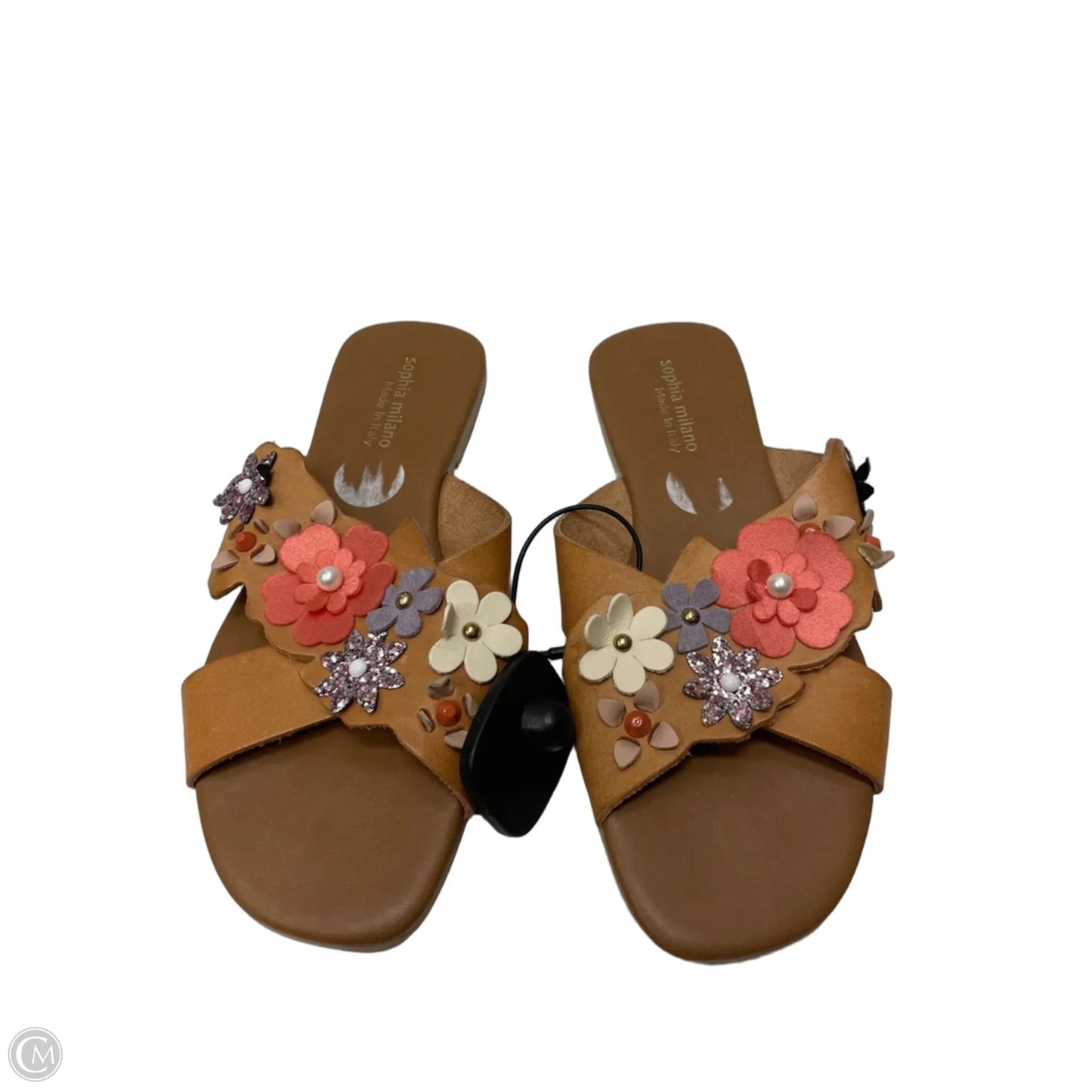 Sandals Flats By SOPHIA MILANO  In Floral Print, Size: 6.5