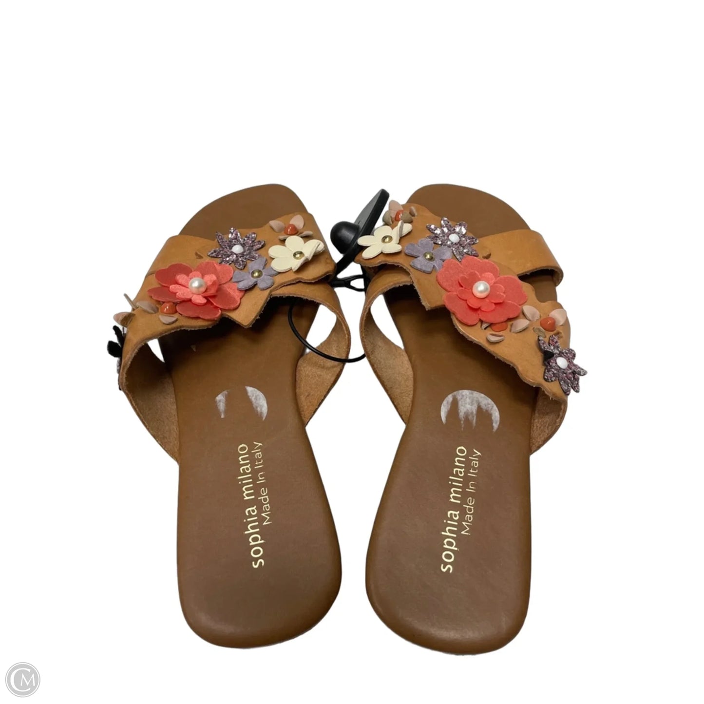 Sandals Flats By SOPHIA MILANO  In Floral Print, Size: 6.5