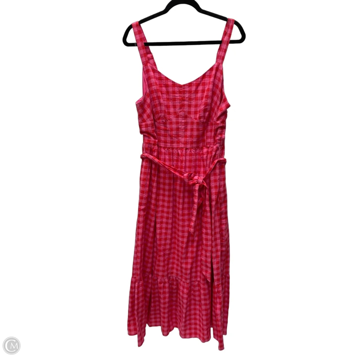 Dress Casual Maxi By Lane Bryant In Checkered Pattern, Size: L