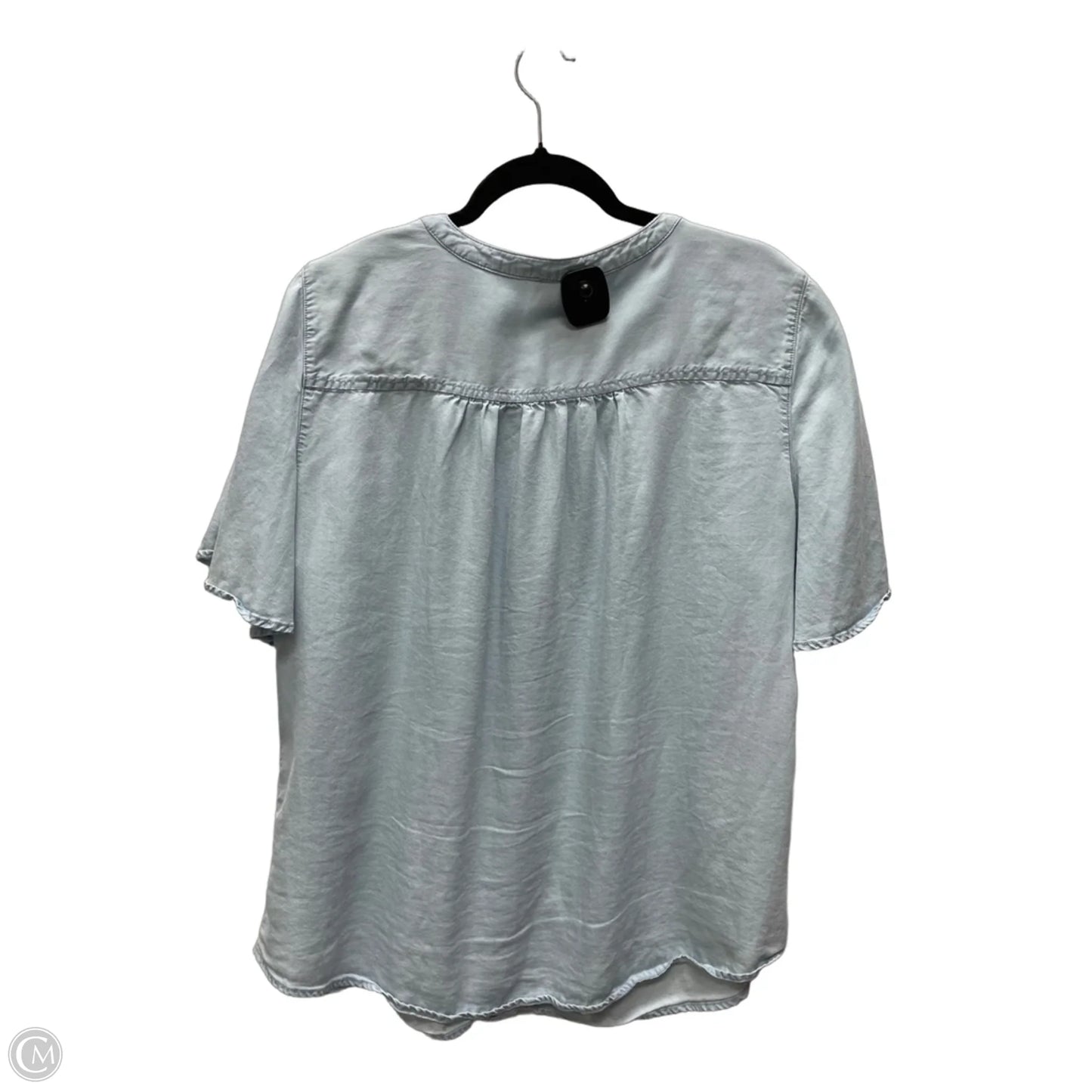 Top Short Sleeve By Chicos In Blue, Size: M