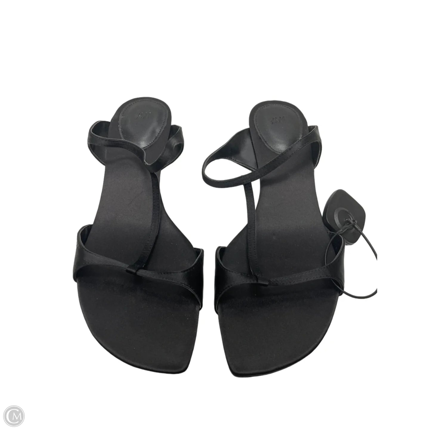 Sandals Heels Kitten By H&m In Black, Size: 8