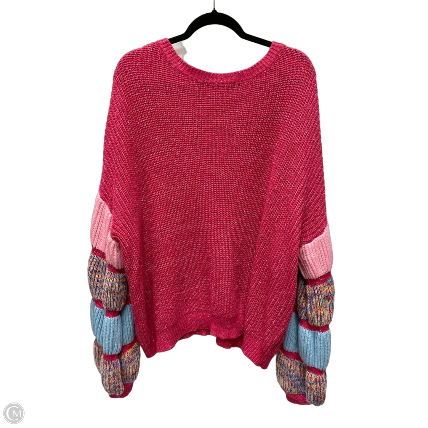 Sweater By Shein In Pink, Size: 3x