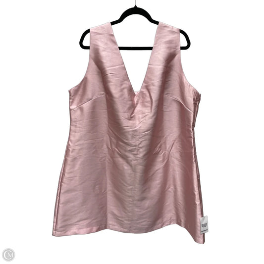 Dress Party Short By Boohoo Boutique In Pink, Size: 1x