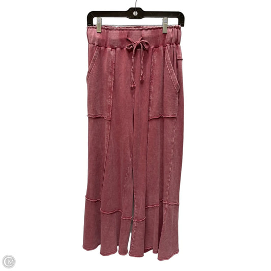 Pants Wide Leg By Easel In Pink, Size: 4