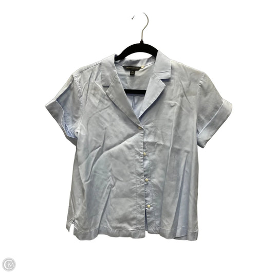 Top Short Sleeve By Banana Republic In Blue, Size: Xs