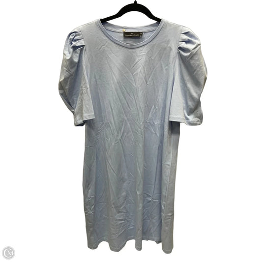 Dress Casual Short By Pomander Place In Blue, Size: 1x