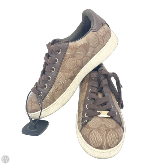 Shoes Designer By Coach In Brown, Size: 6.5