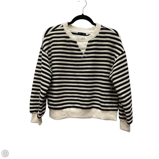 Top Long Sleeve By Blu Pepper In Striped Pattern, Size: S