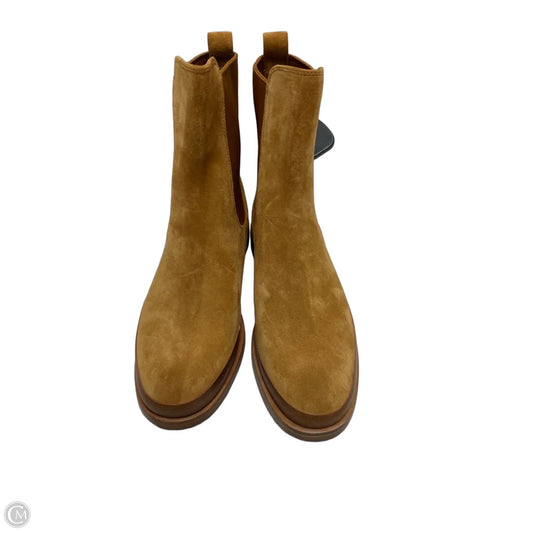 Boots Ankle Flats By Vince In Brown, Size: 7