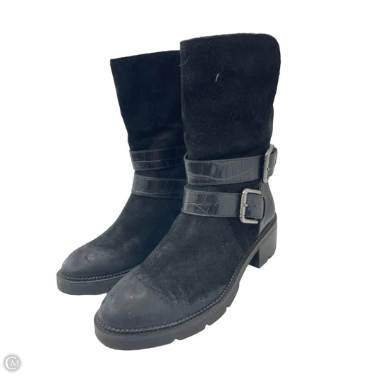 Boots Ankle Flats By Donald Pliner In Black, Size: 6.5