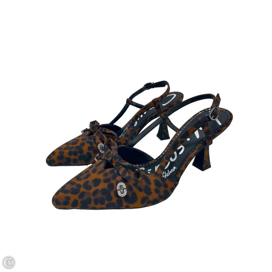 Shoes Heels Kitten By Circus By Sam Edelman In Animal Print, Size: 6.5