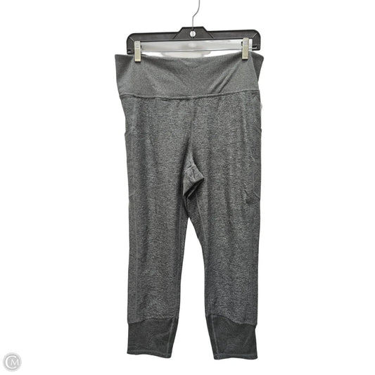 Athletic Leggings By Hue In Grey, Size: Xl