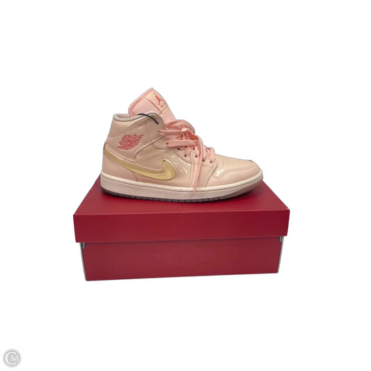 Shoes Sneakers By Nike In Peach, Size: 8