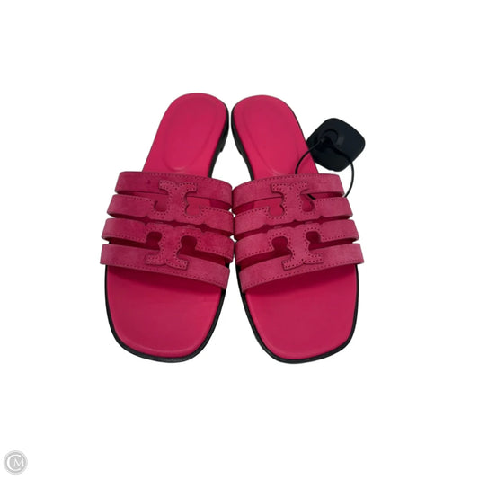 Sandals Designer By Tory Burch In Pink, Size: 7
