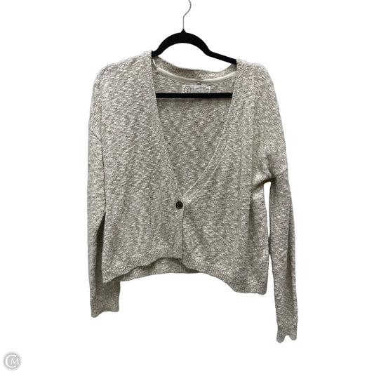 Sweater Cardigan By Fatface In Tan, Size: L