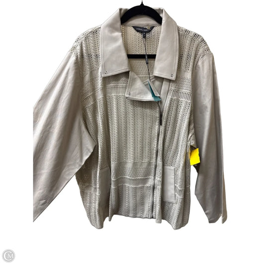 Jacket Other By Ming Wang In Tan, Size: 3x