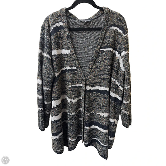 Sweater Cardigan By Ming Wang In Multi-colored, Size: 3x