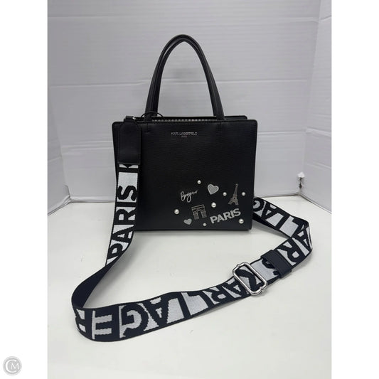 Crossbody Designer By Karl Lagerfeld, Size: Medium