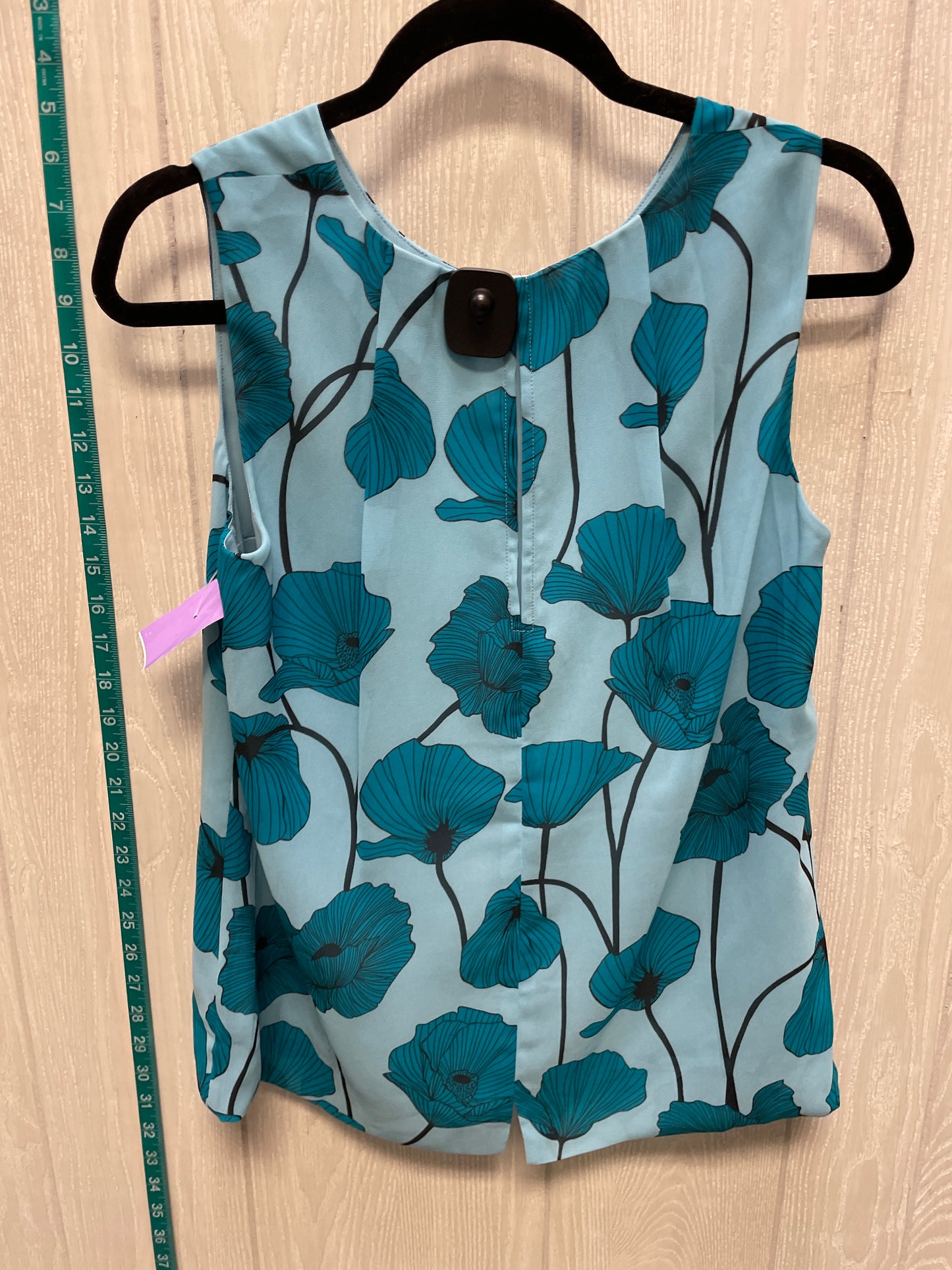 Floral Print Blouse Sleeveless Cabi, Size S