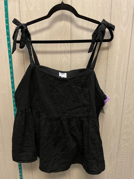 Black Top Sleeveless Old Navy, Size 2x