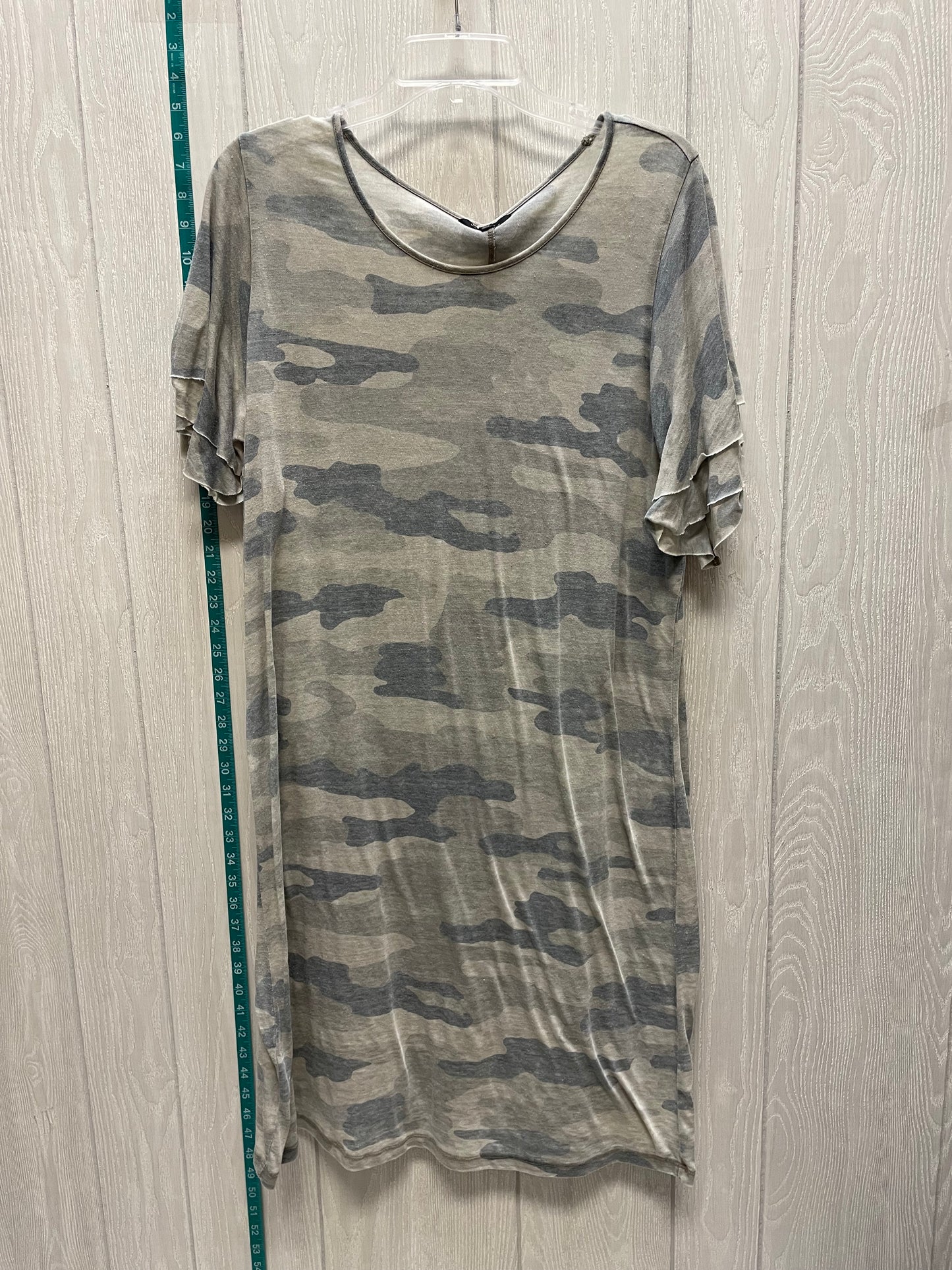 Camouflage Print Dress Casual Midi Lucky Brand, Size 1x