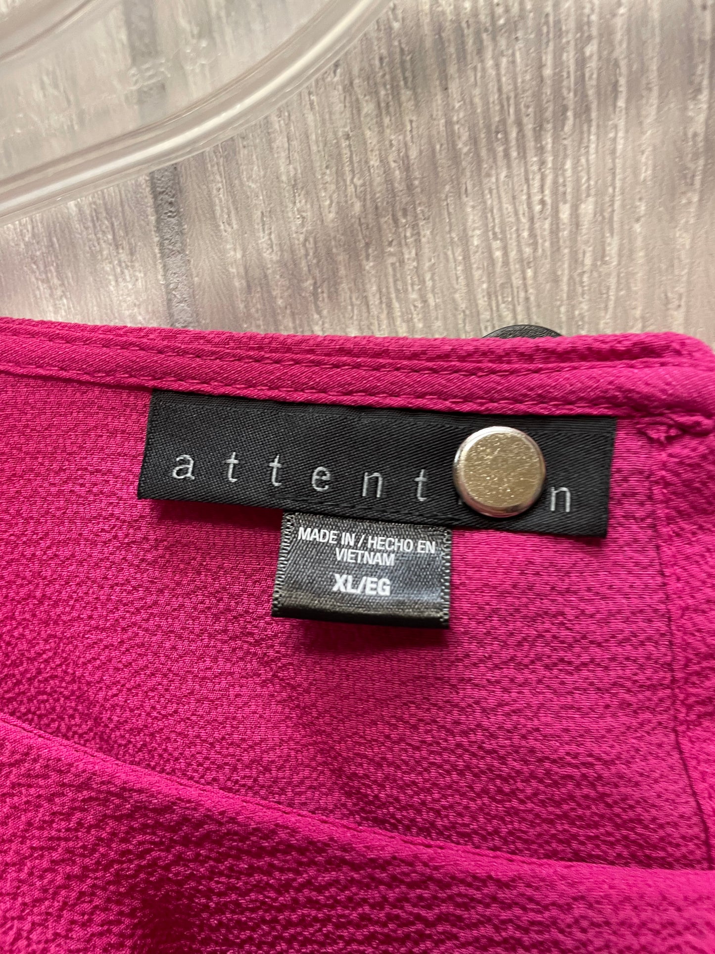 Dress Casual Short By Attention In Pink, Size: Xl