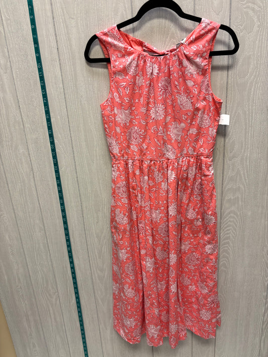 Dress Casual Short By J. Crew In Pink & White, Size: S