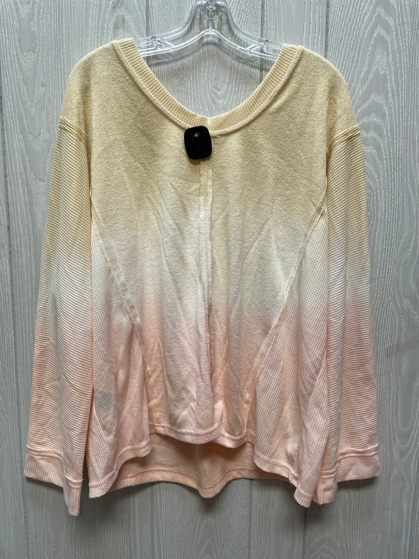 Top Long Sleeve By Pol In Ombre Print, Size: M