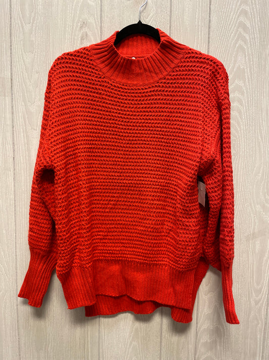 Sweater By Clothes Mentor In Orange, Size: L